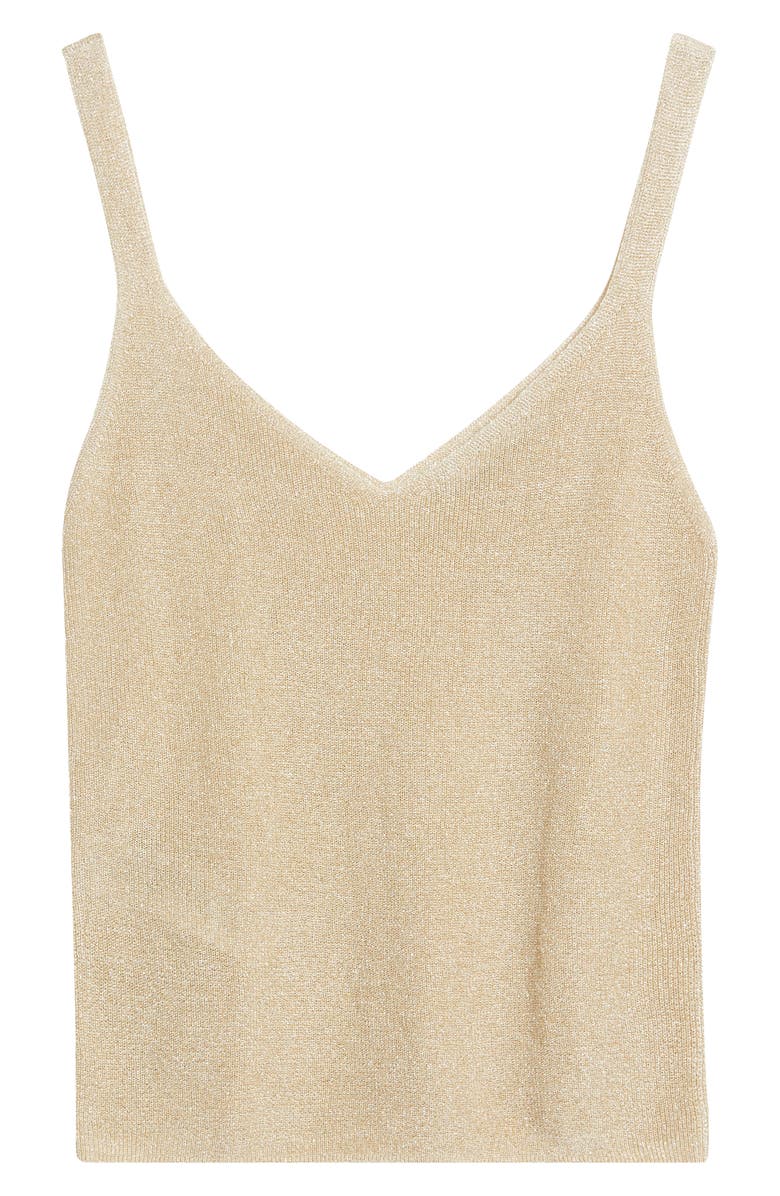 MANGO Sweater Tank, Alternate, color, Gold