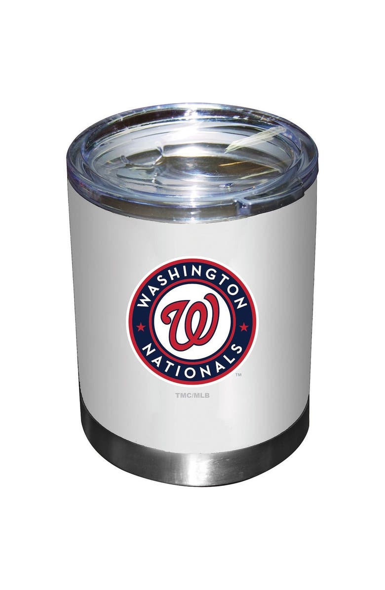 THE MEMORY COMPANY Washington Nationals 12oz. Team Lowball Tumbler, Main, color, White