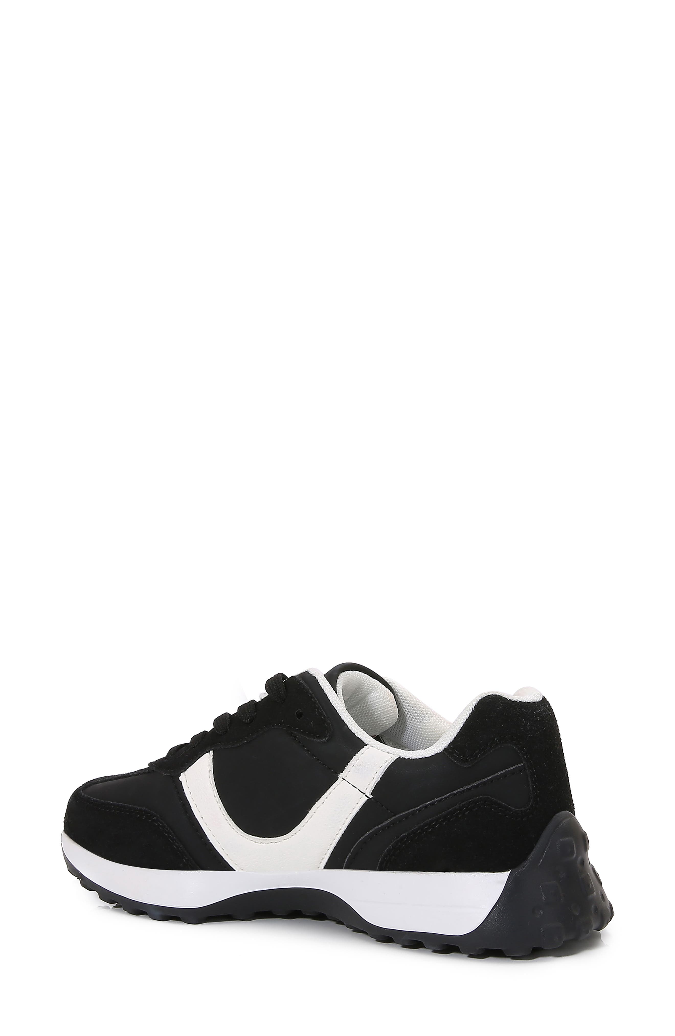 Beyonce Retro Lace-Up Sneaker, Alternate, color, BLACK