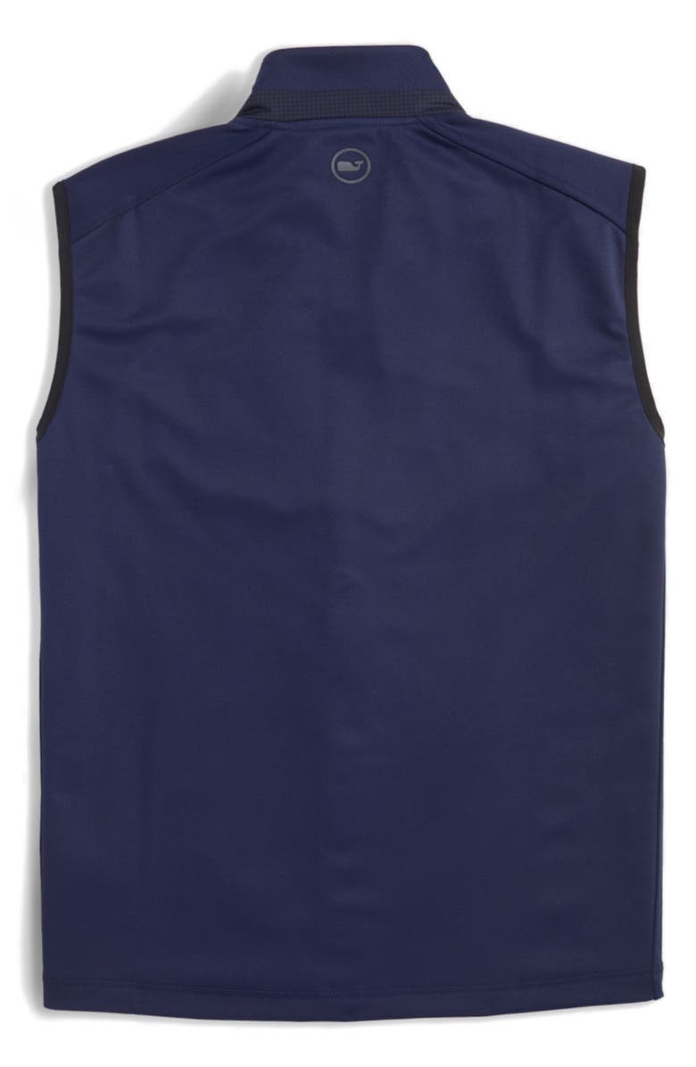 vineyard vines Fairhaven Mixed Media Golf Vest, Alternate, color, 