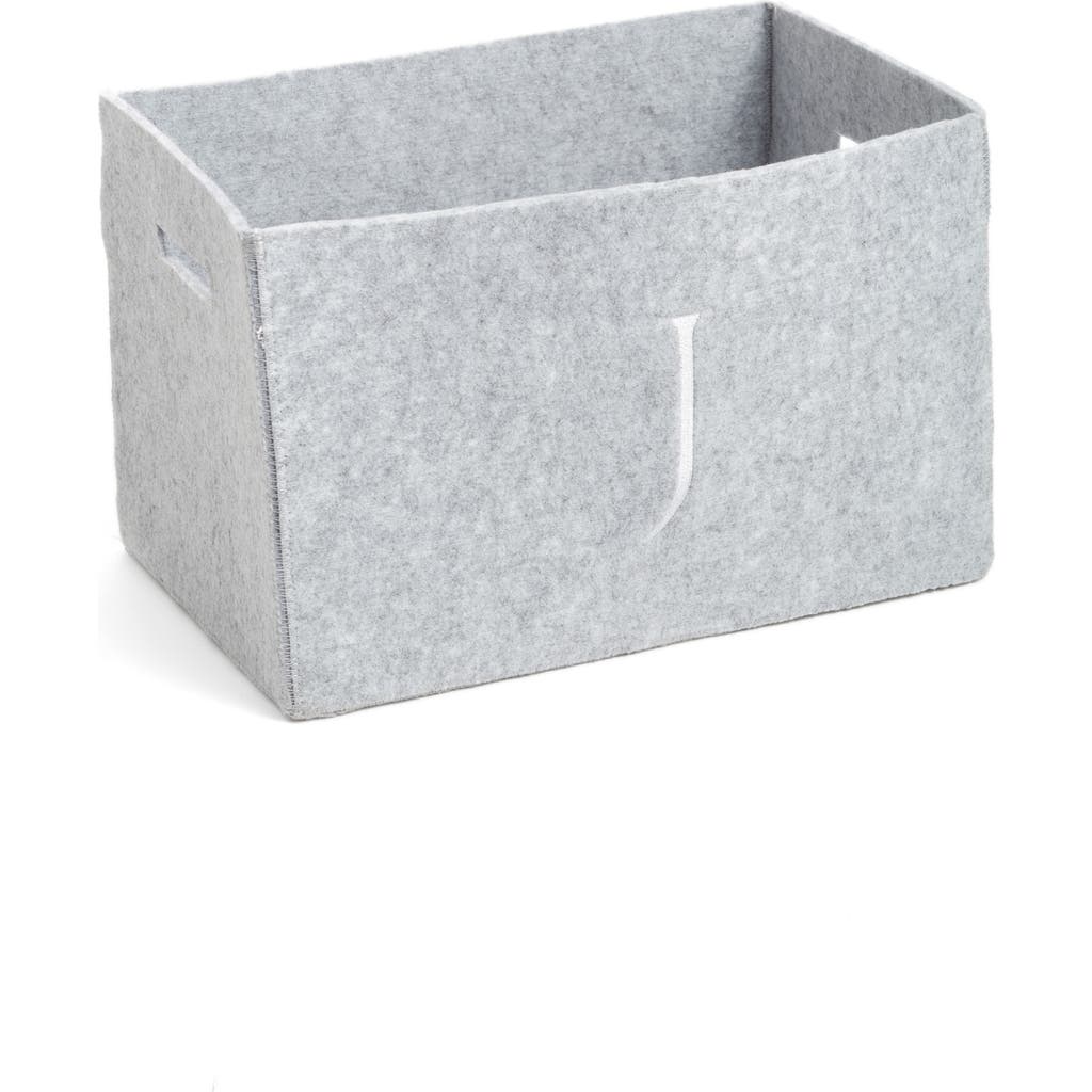 Levtex Felt Initial Storage Bin in J