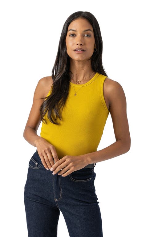 Saint + Sofia Nova Racer Vest In Gold