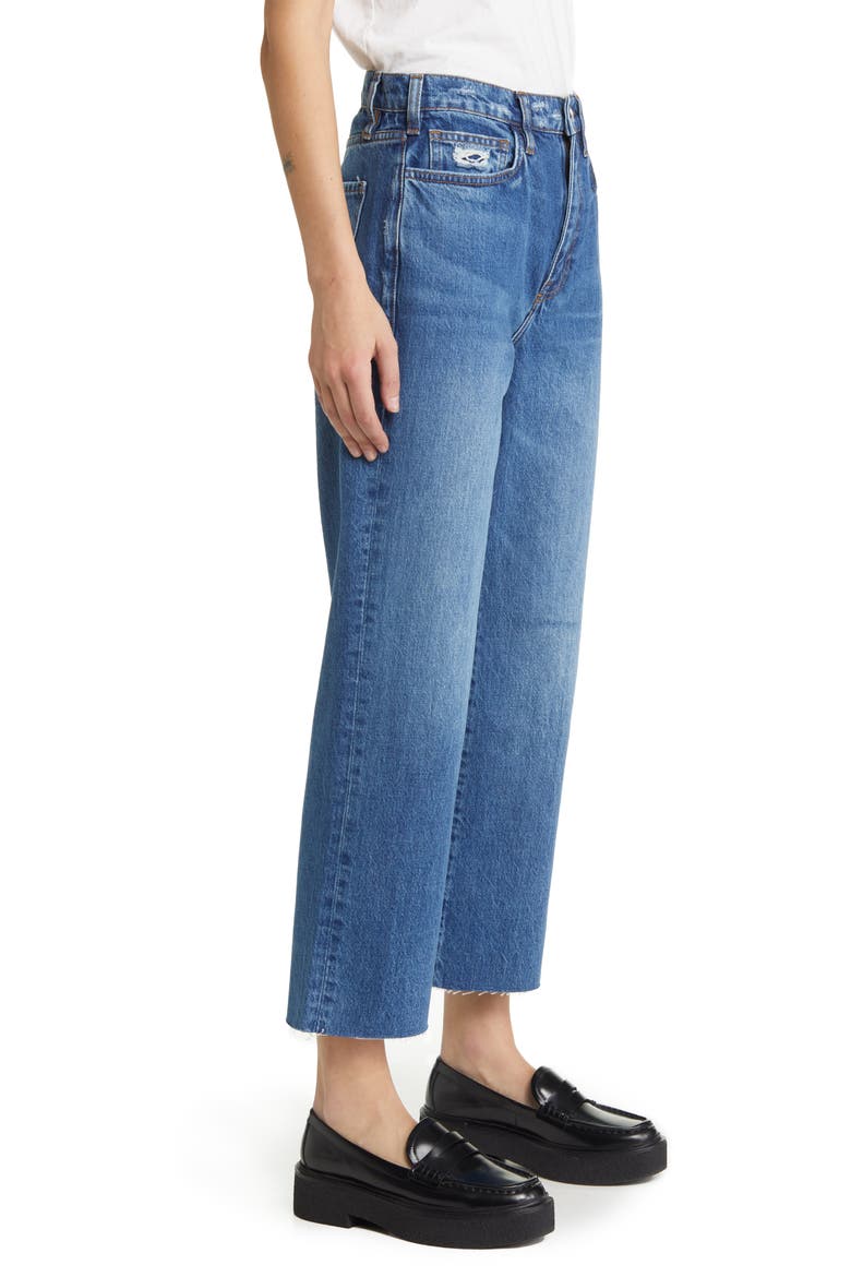 Le Jane Crop Wide Leg Jeans, Alternate, color, STEARNLEE