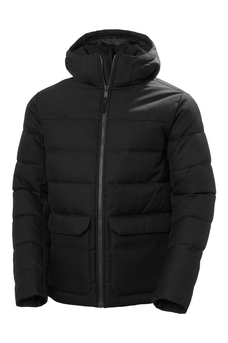 Chill Puffy Parka, Alternate, color, BLACK