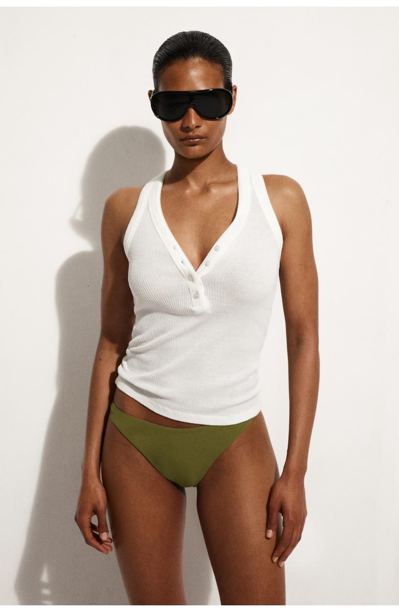 COS Brazilian Bikini Briefs, Alternate, color, Khaki