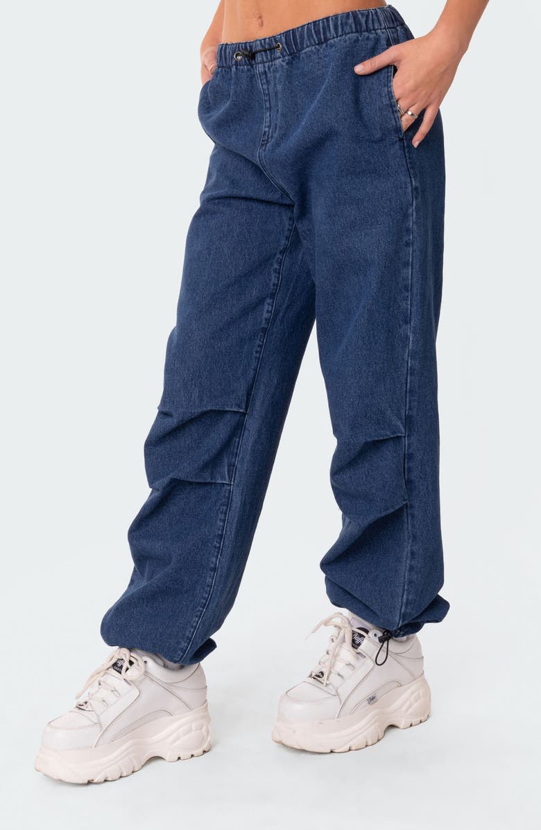 EDIKTED Lorelai Oversized Cargo Jeans, Alternate, color, 