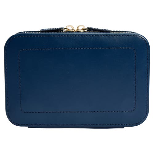 Wolf Sophia Travel Zip Case In Indigo
