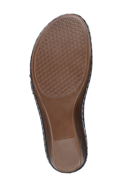 Gc Shoes Bay Wedge Sandal In Navy