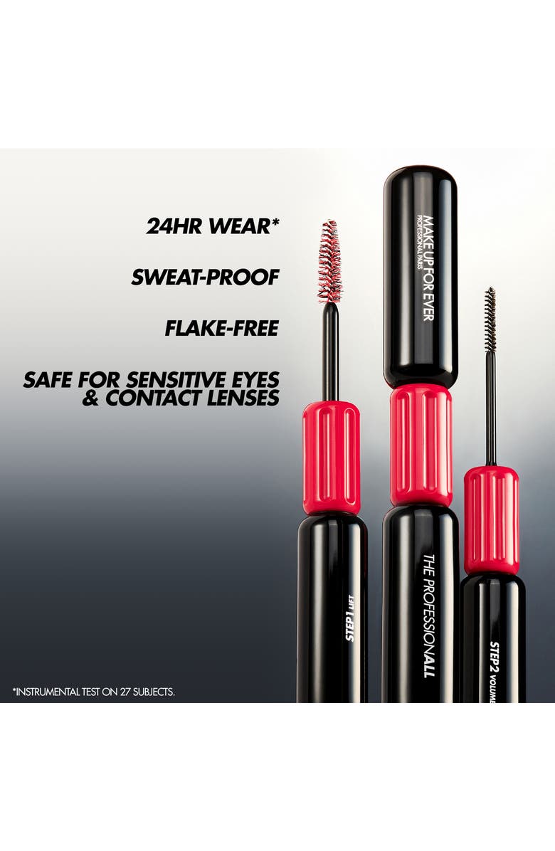 Make Up For Ever The Professionall 24HR Double Ended Lifting & Volumizing Mascara USD $28 Value, Alternate, color, Black