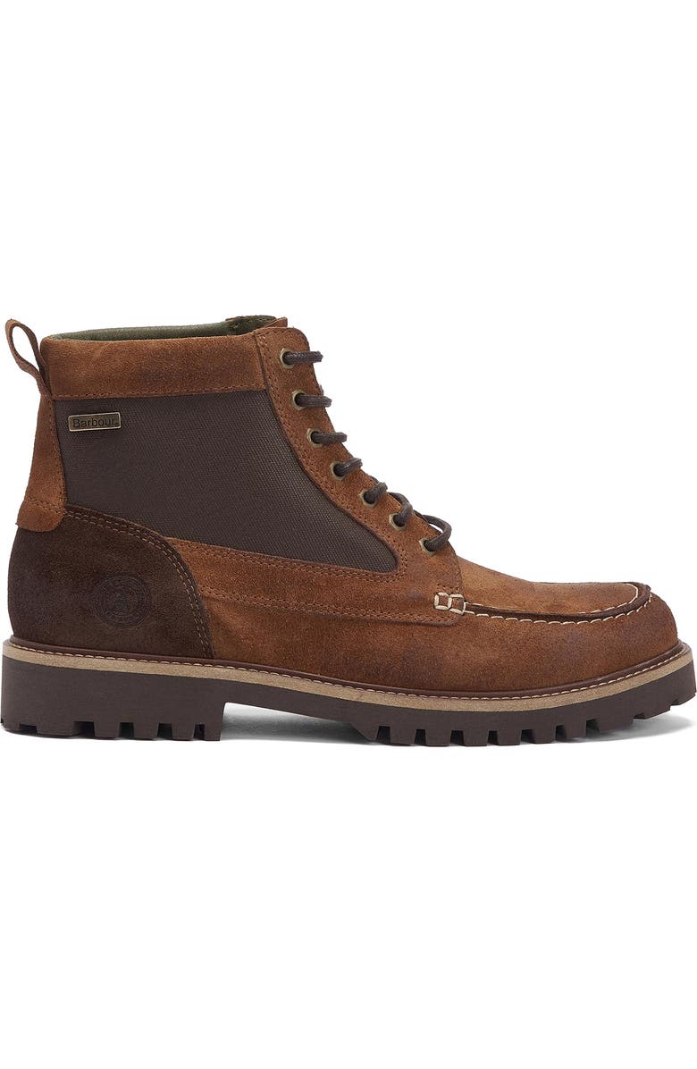 Barbour Sheene Moc Toe Boot, Alternate, color, Cognac
