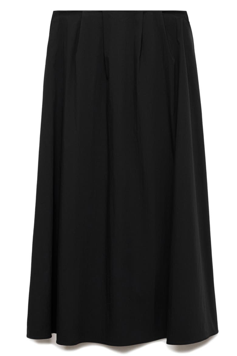 Flared Skirt, Alternate, color, BLACK