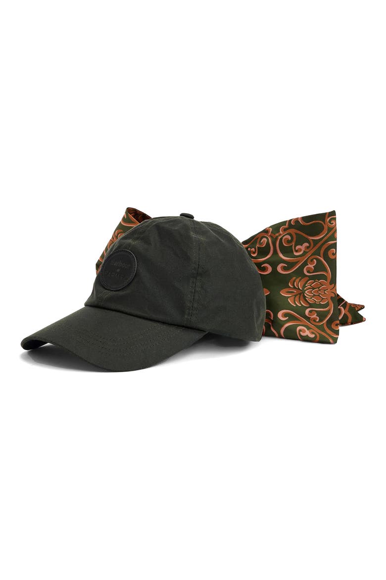 x Farm Rio Alice Baseball Cap, Main, color, FERN/GREEN HEART