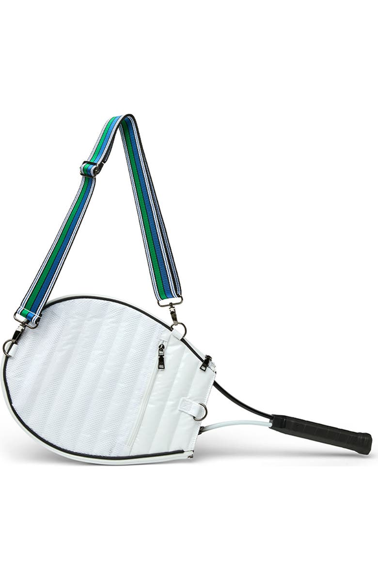 THINK ROYLN Love All Tennis Bag, Alternate, color, White Patent