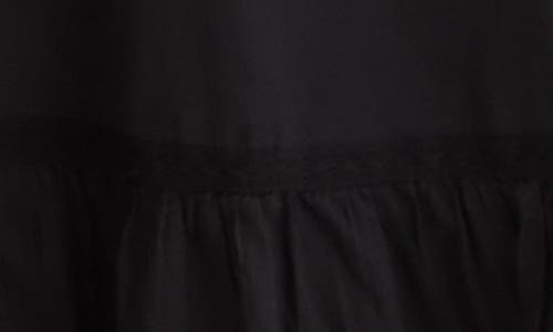 Scotch & Soda Cotton Short-sleeve Pleated Midi Dress In Black