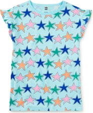 Tea Collection Flutter Sleeve Shift Dress