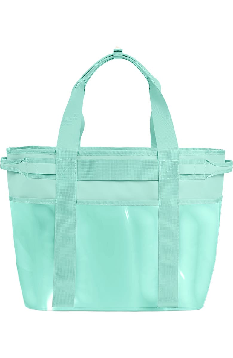 Baboon to the Moon Go-Tote Mega 40L, Alternate, color, Aqua Drift