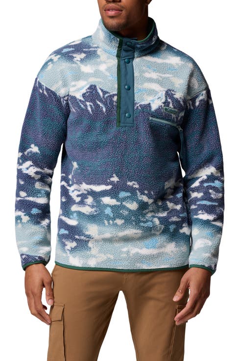 Helvetia II Print Fleece Pullover