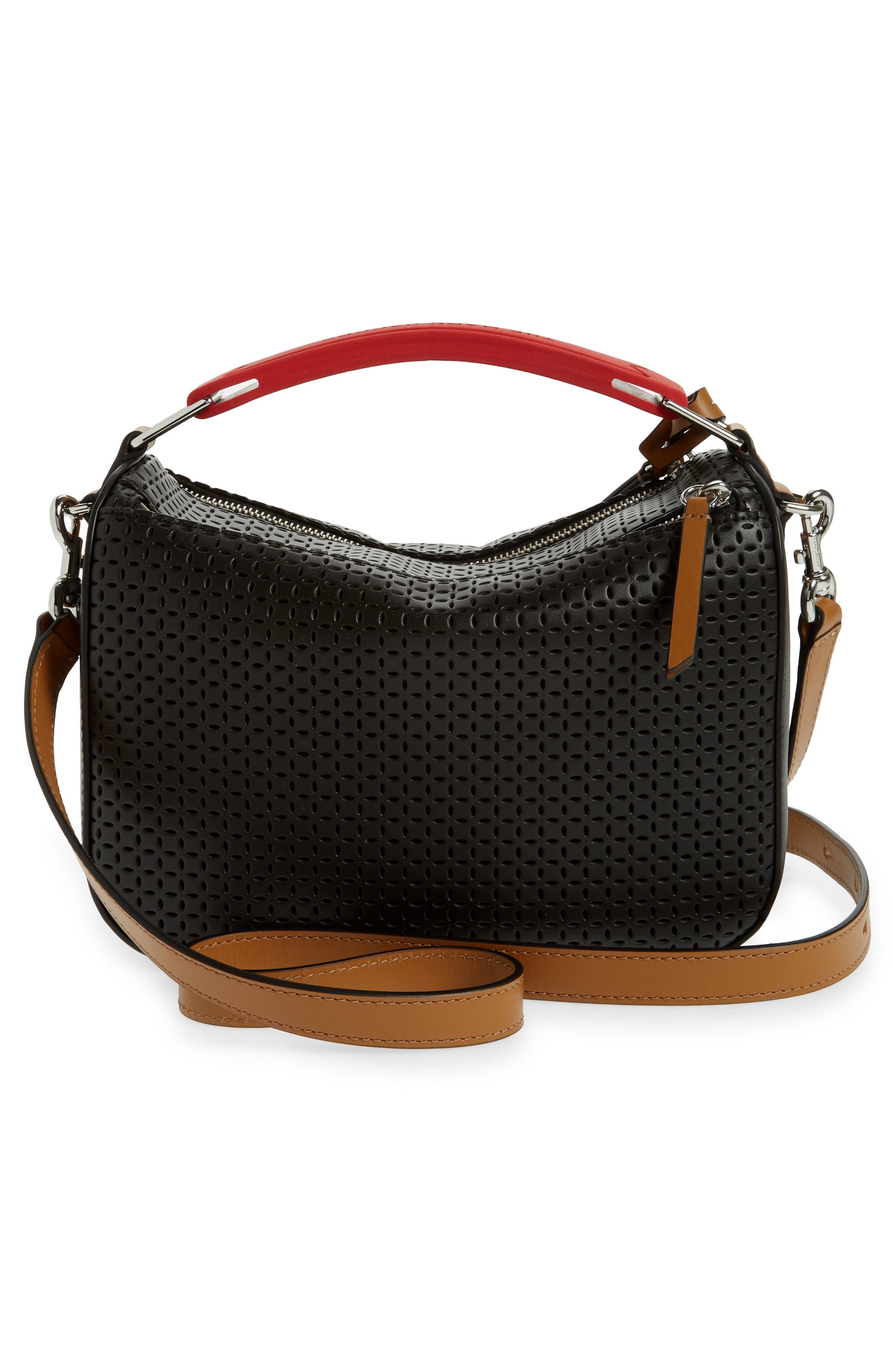 Marc Jacobs The Box Leather Crossbody Bag, Alternate, color, 