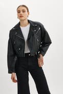 LAMARQUE Dylan | 80's Leather Biker Jacket