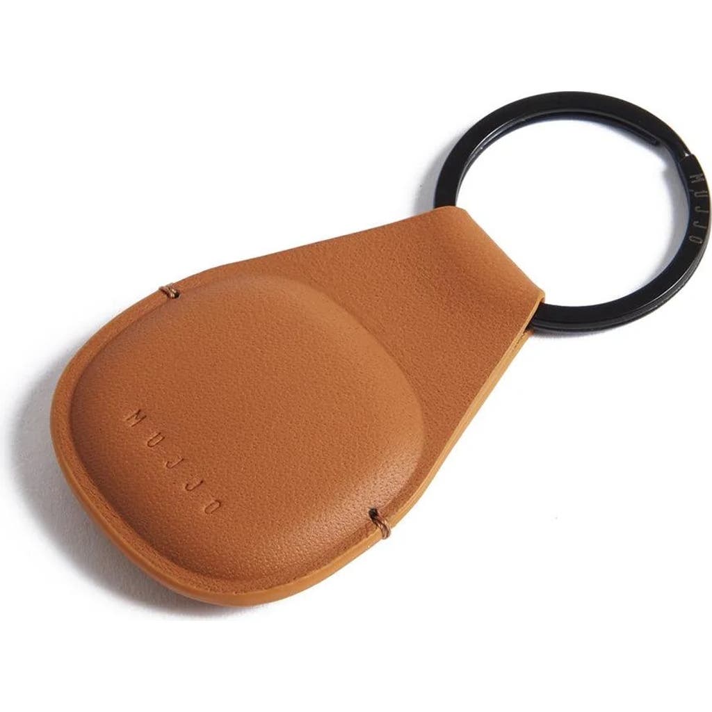 Mujjo Canopy Airtag Keychain In Brown