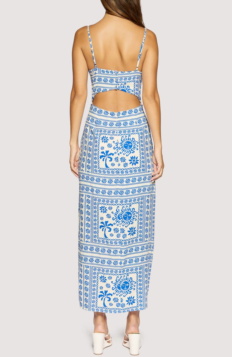 Lost + Wander Daydream Vista Maxi Dress, Alternate, color, Blue Ivory