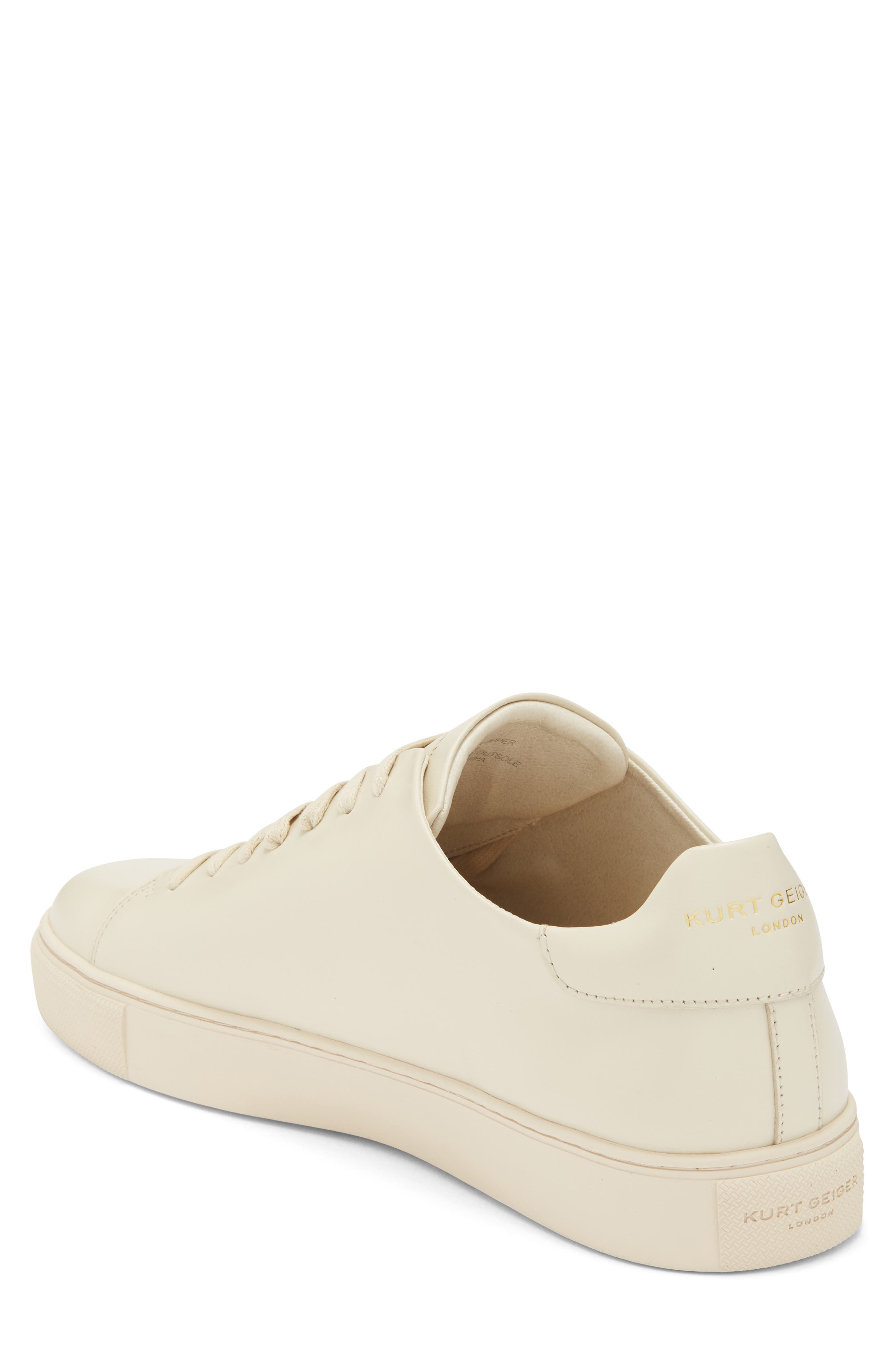 Kurt Geiger London Lennon Low Top Sneaker, Alternate, color, Bone