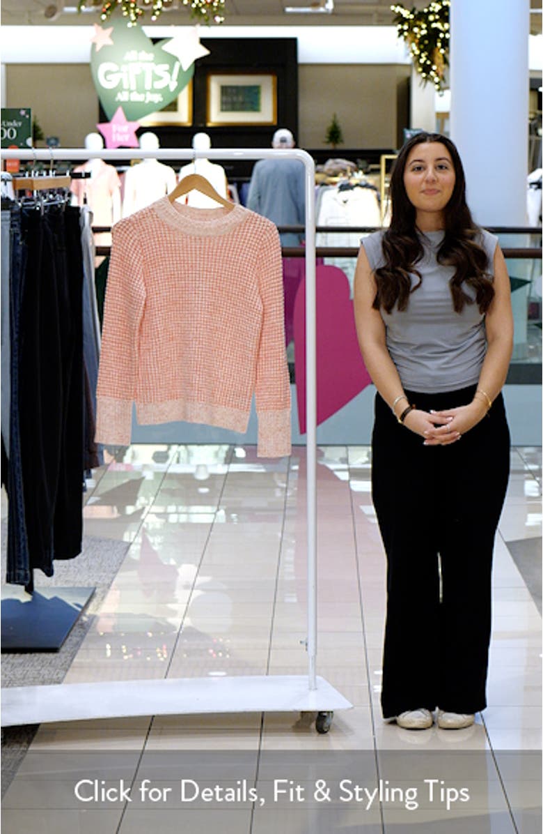 Color Spray Cotton Blend Sweater, sales video thumbnail