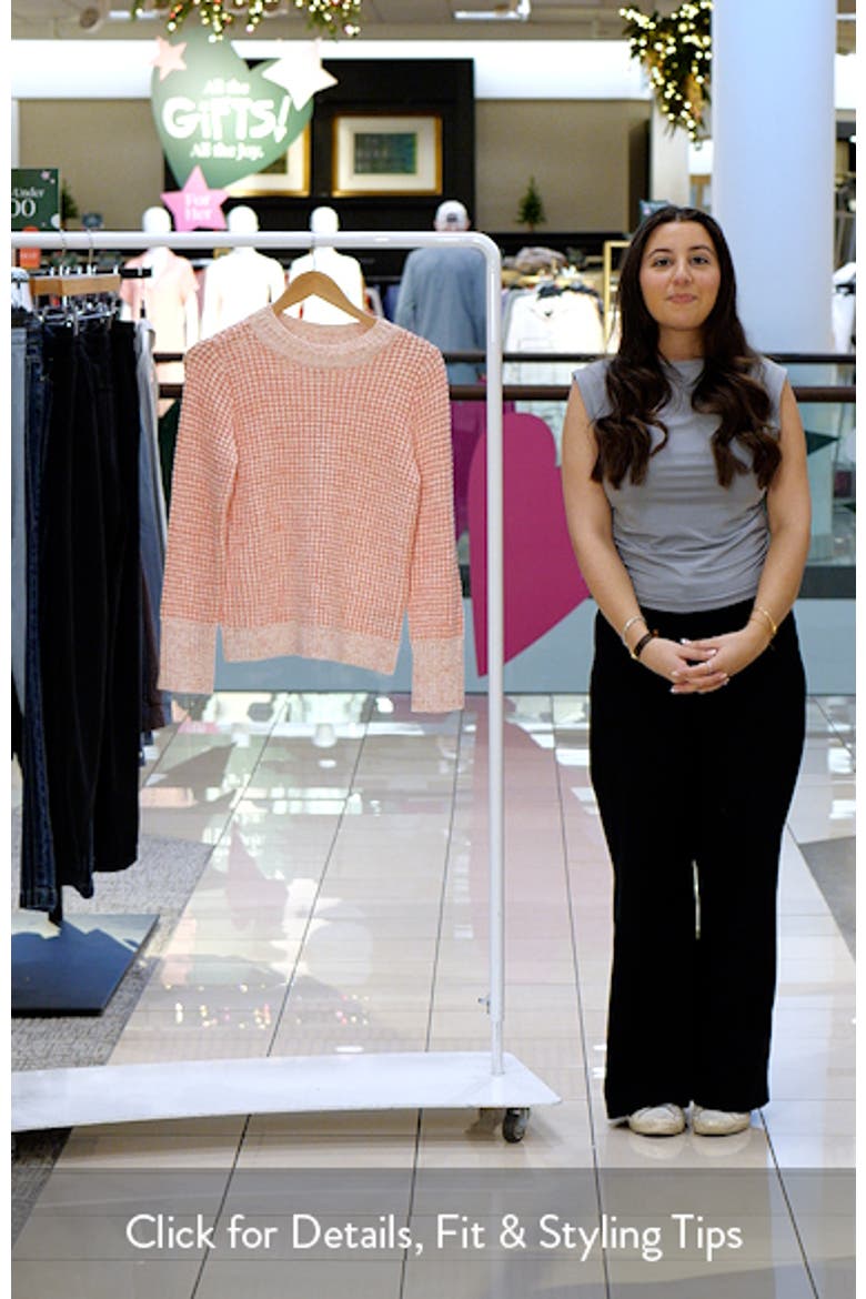 Color Spray Cotton Blend Sweater video