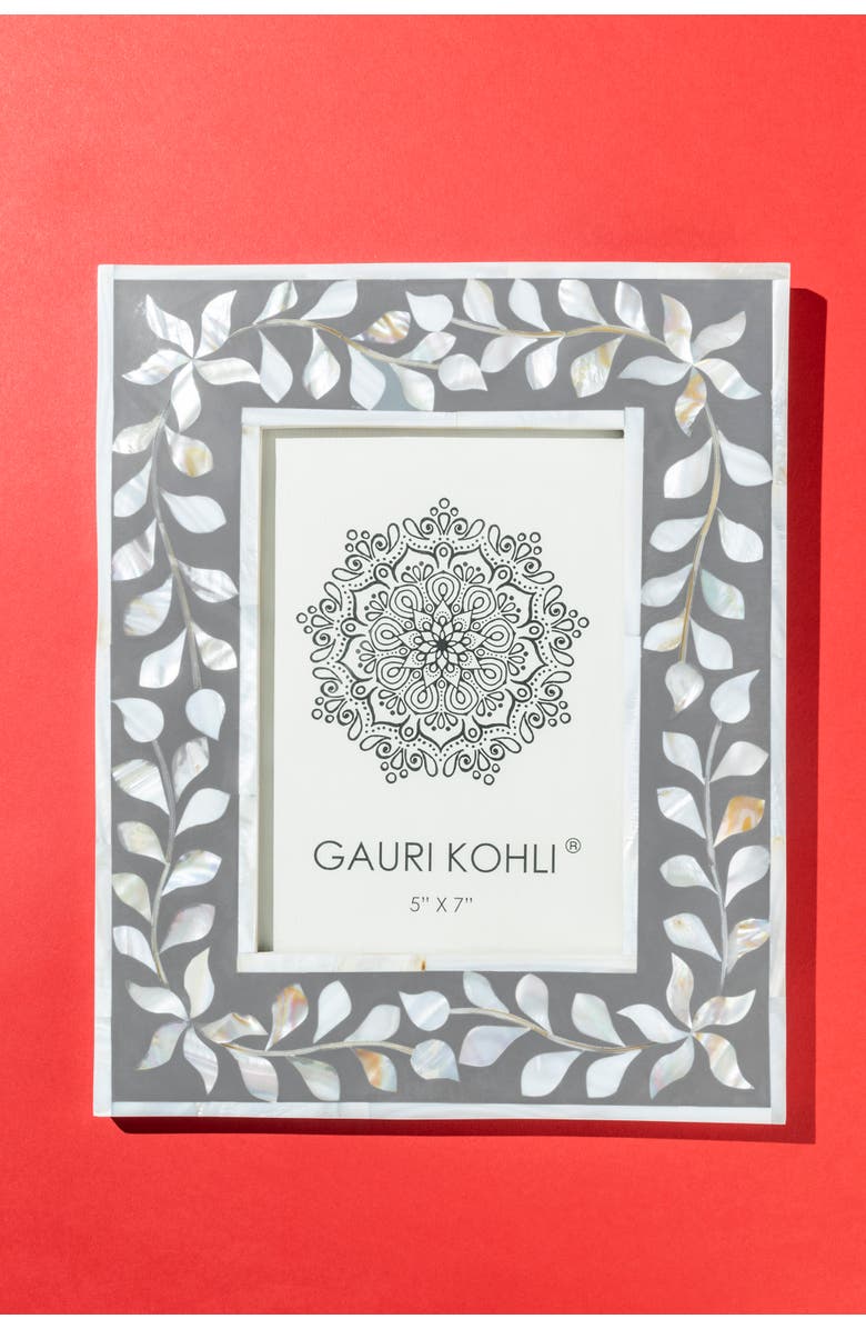 GAURI KOHLI Jodhpur Picture Frame, Main, color, Grey