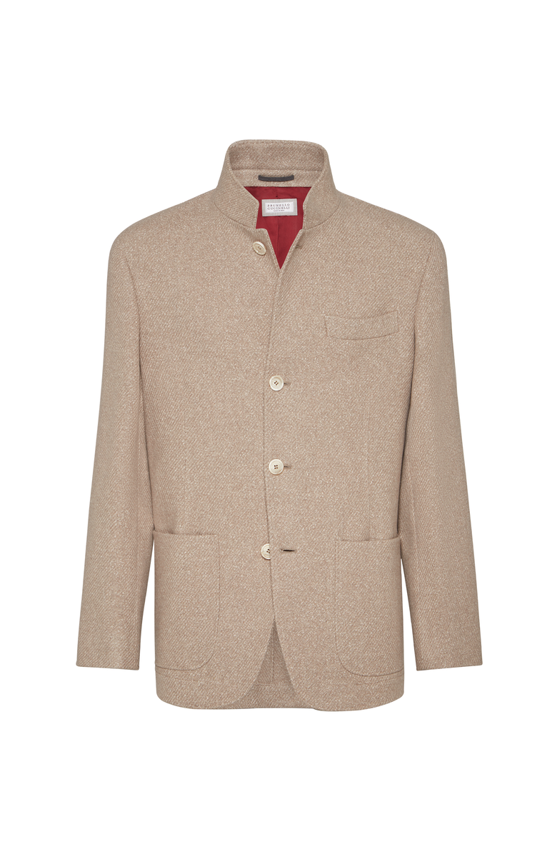 Brunello Cucinelli Blazer-style outerwear, Main, color, Beige