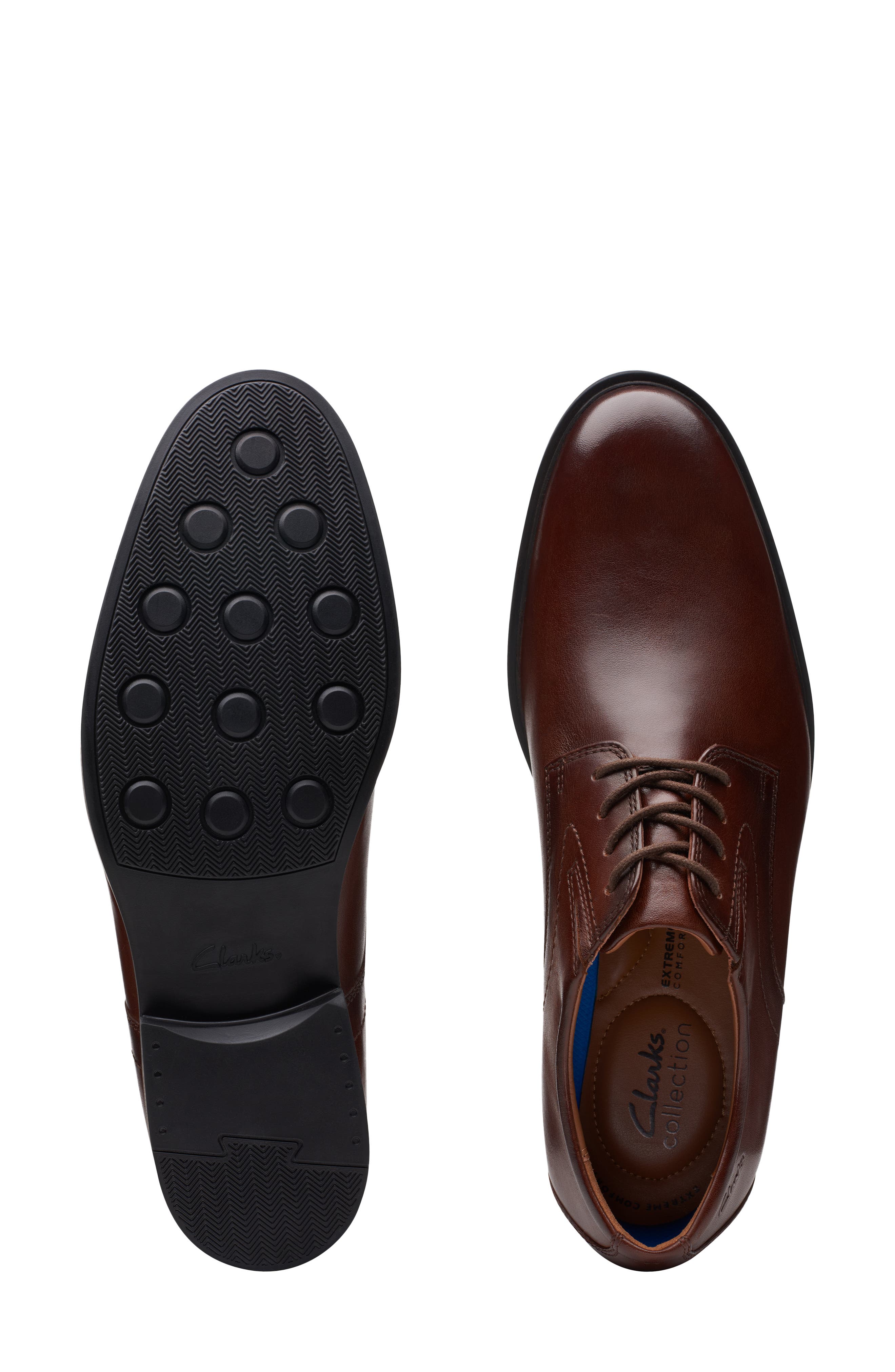 Clarks<sup>®</sup> Whiddon Pace Derby - Wide Width Available, Alternate, color, Mahogany Leather