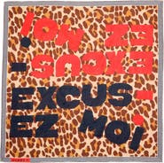 Clare V. Excusez Moi Square Cotton Scarf