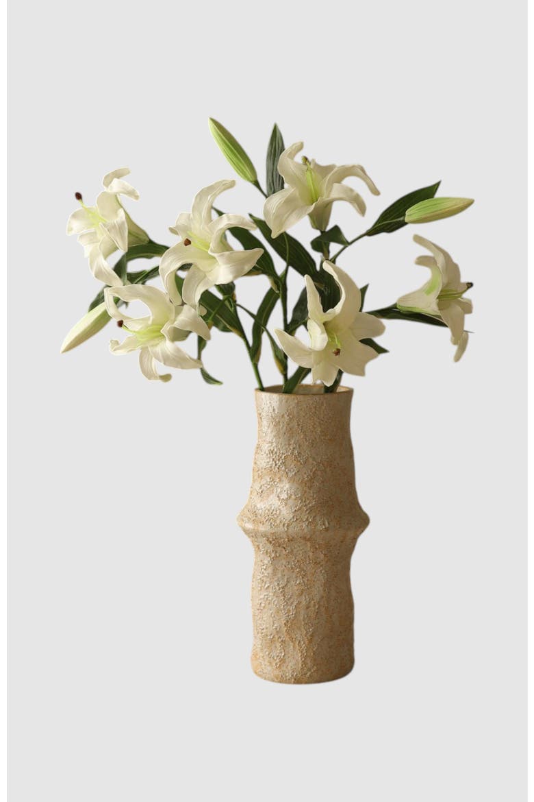 White Small Lily Flower, Alternate, color, White