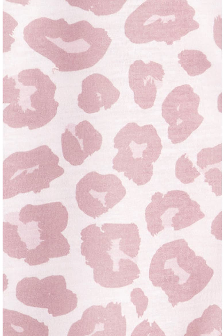 Kids' Relaxed Fit Print Jersey Pajamas, Alternate, color, BLUSH