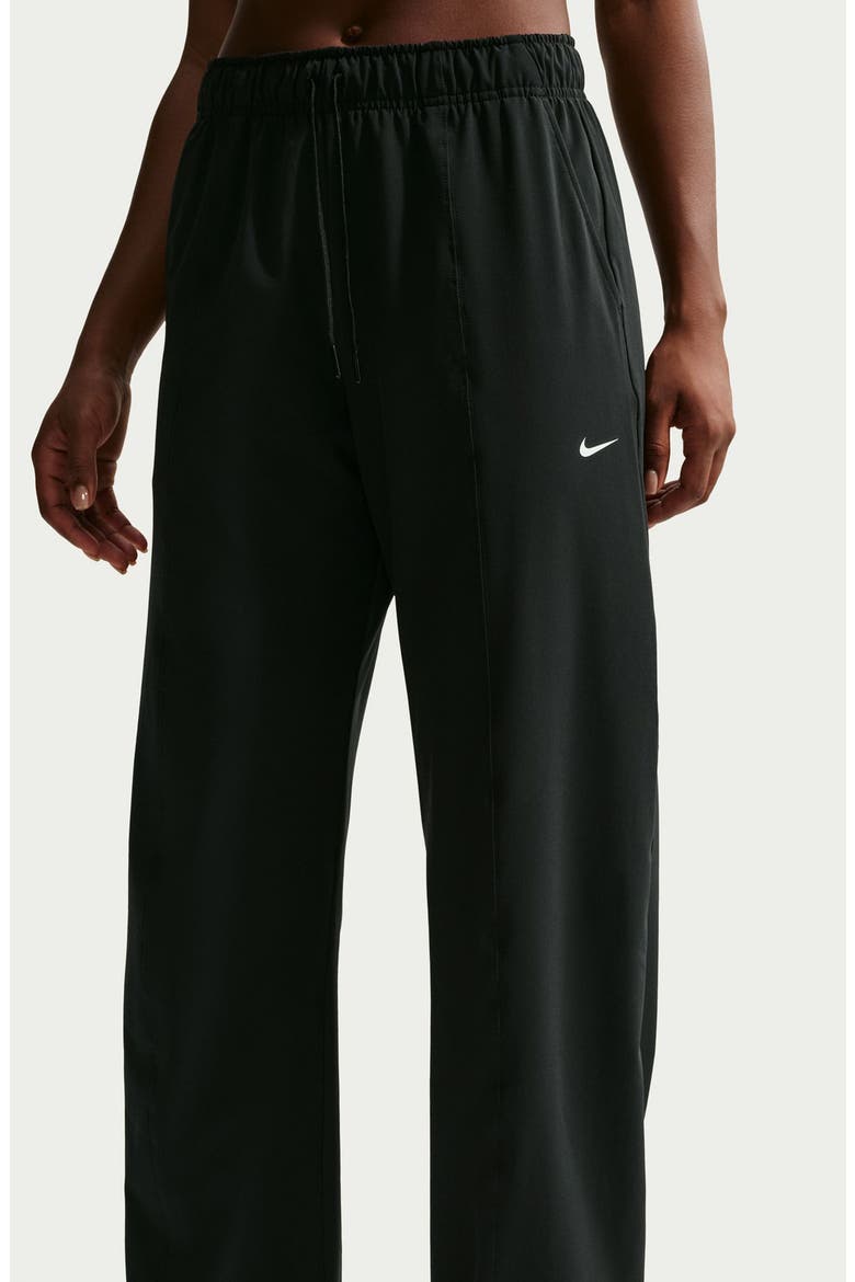 One Dri-FIT Performance Wide Leg Pants, Alternate, color, BLACK/ WHITE
