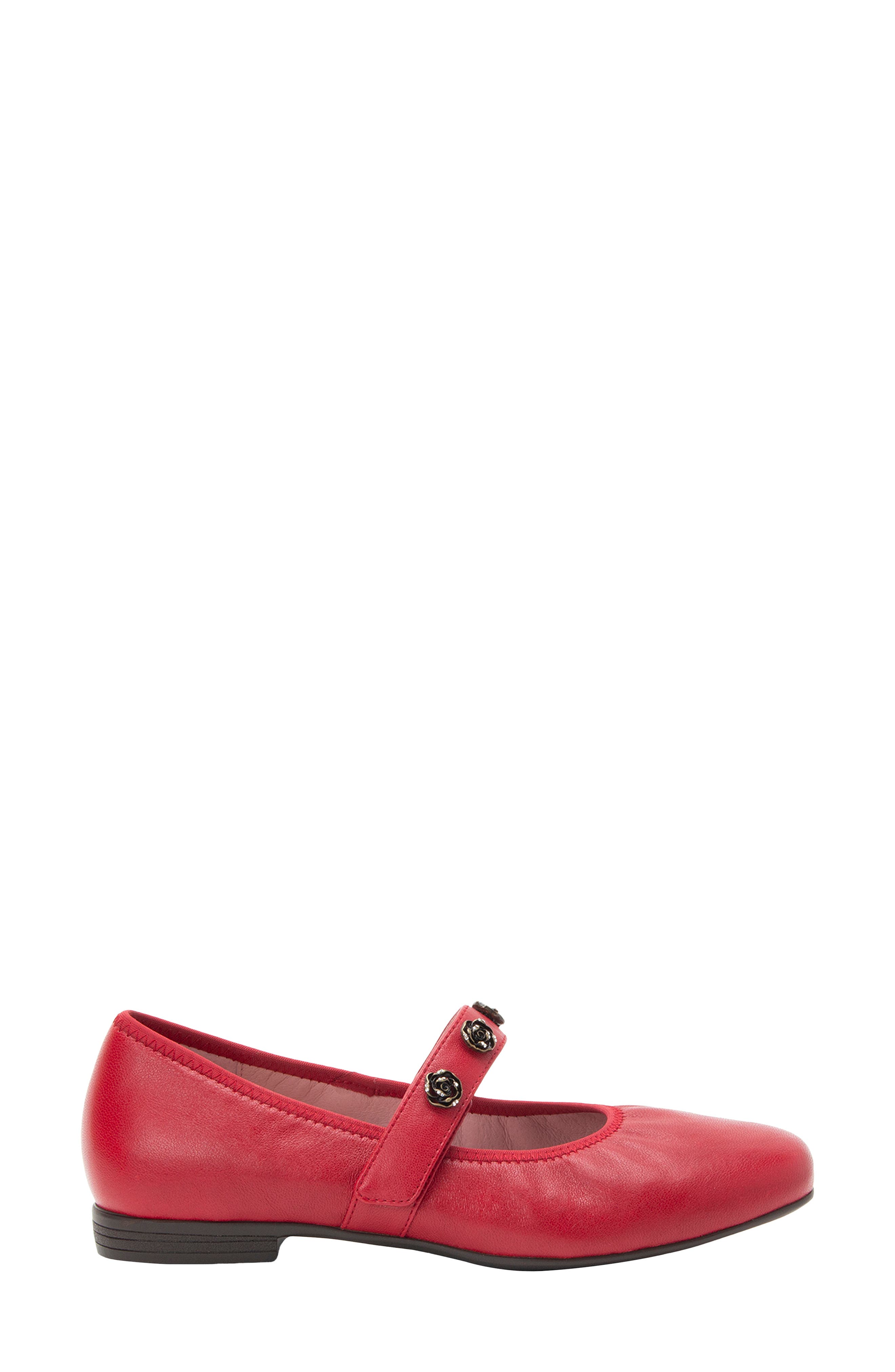 Audree Mary Jane Flat, Alternate, color, CRIMSON