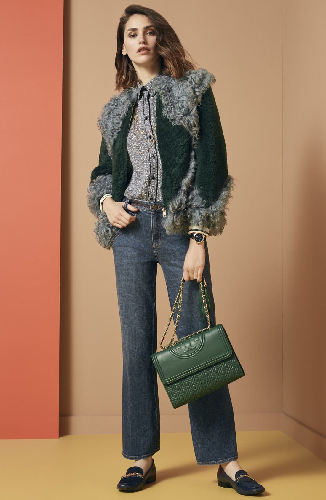 'Fleming' Convertible Shoulder Bag, Alternate, color, BLACK