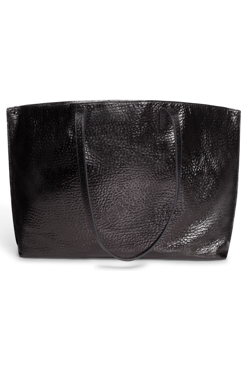 Akris AI Hammered Calfskin Leather Tote, Main, color,