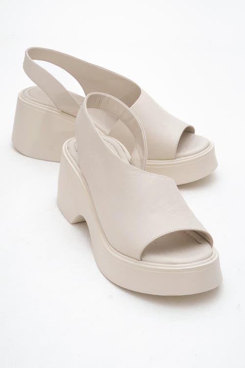 Forever & Always Shoes Roy Leather Wedge Sandal