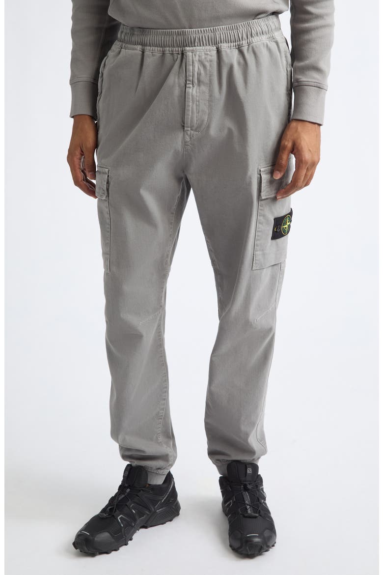 Stretch Cotton Cargo Trousers, Main, color, V0060 GREY