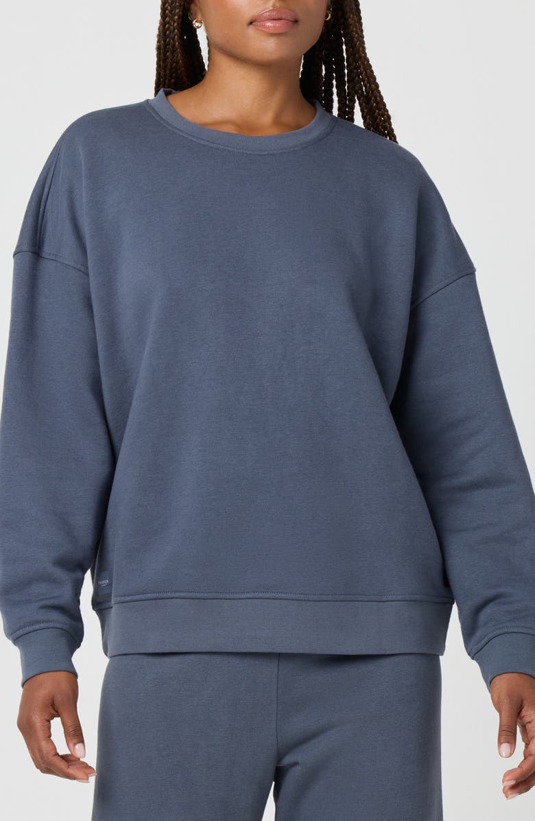 Florence by Mills Cozy Crush Oversize Sweatshirt, Main, color, Ombre Blue