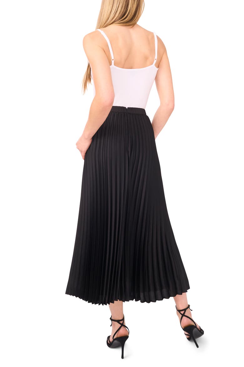 Pleated Midi Skirt, Alternate, color, RICH BLACK