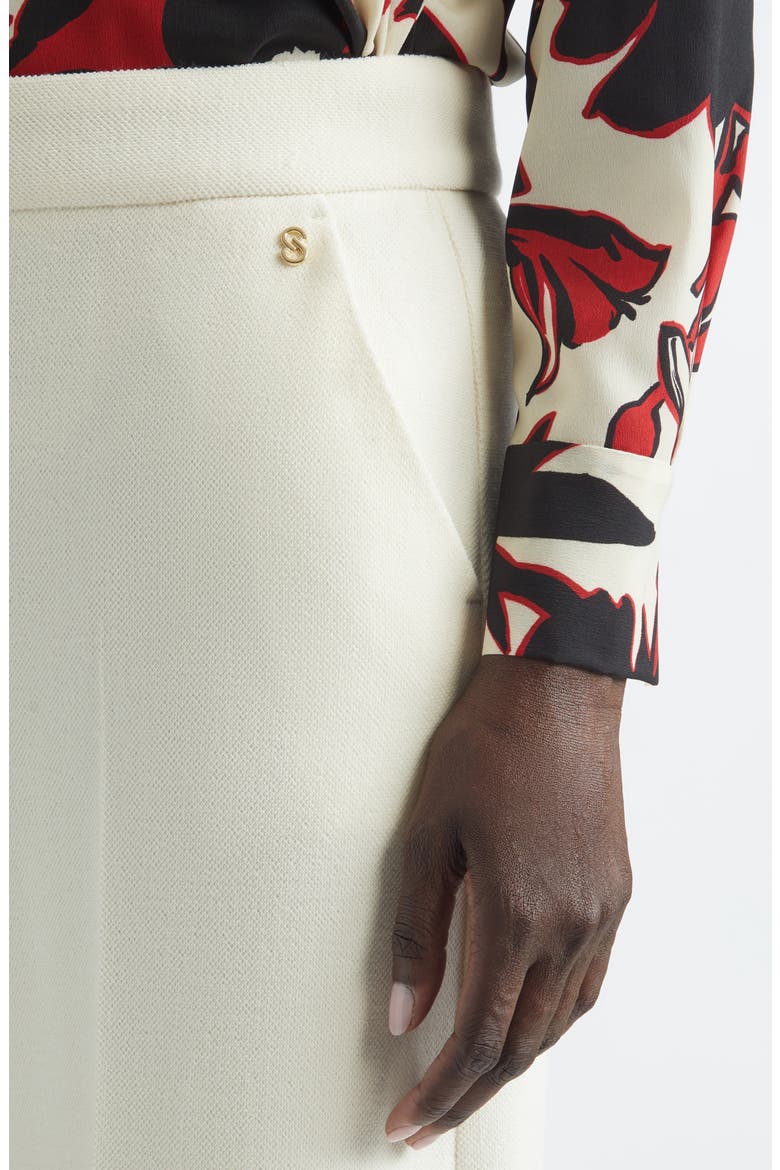 Palais Wide Leg Stretch Trousers, Alternate, color, ECRU