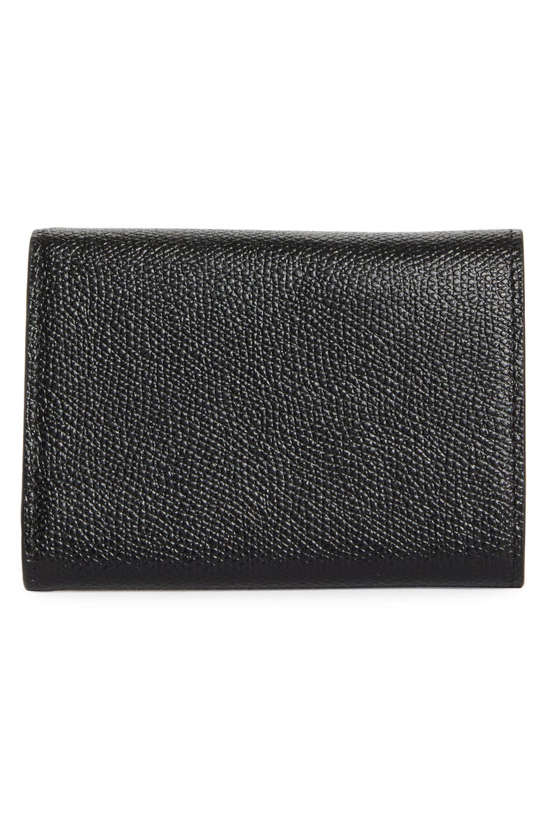 Mooncrest Compact Leather Trifold Wallet, Alternate, color, BLACK