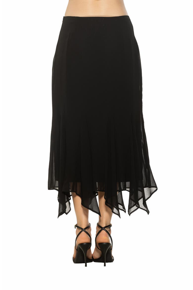 Connor Midi Skirt, Alternate, color, BLACK