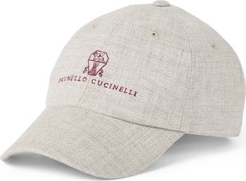 Brunello Cucinelli Diagonal twill Baseball cap | Nordstrom