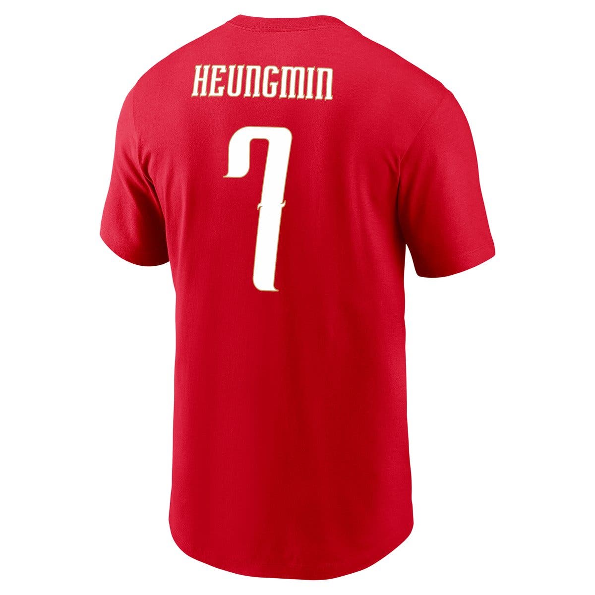 Nike Men's Nike Son Heung-Min Red South Korea National Team Name ...