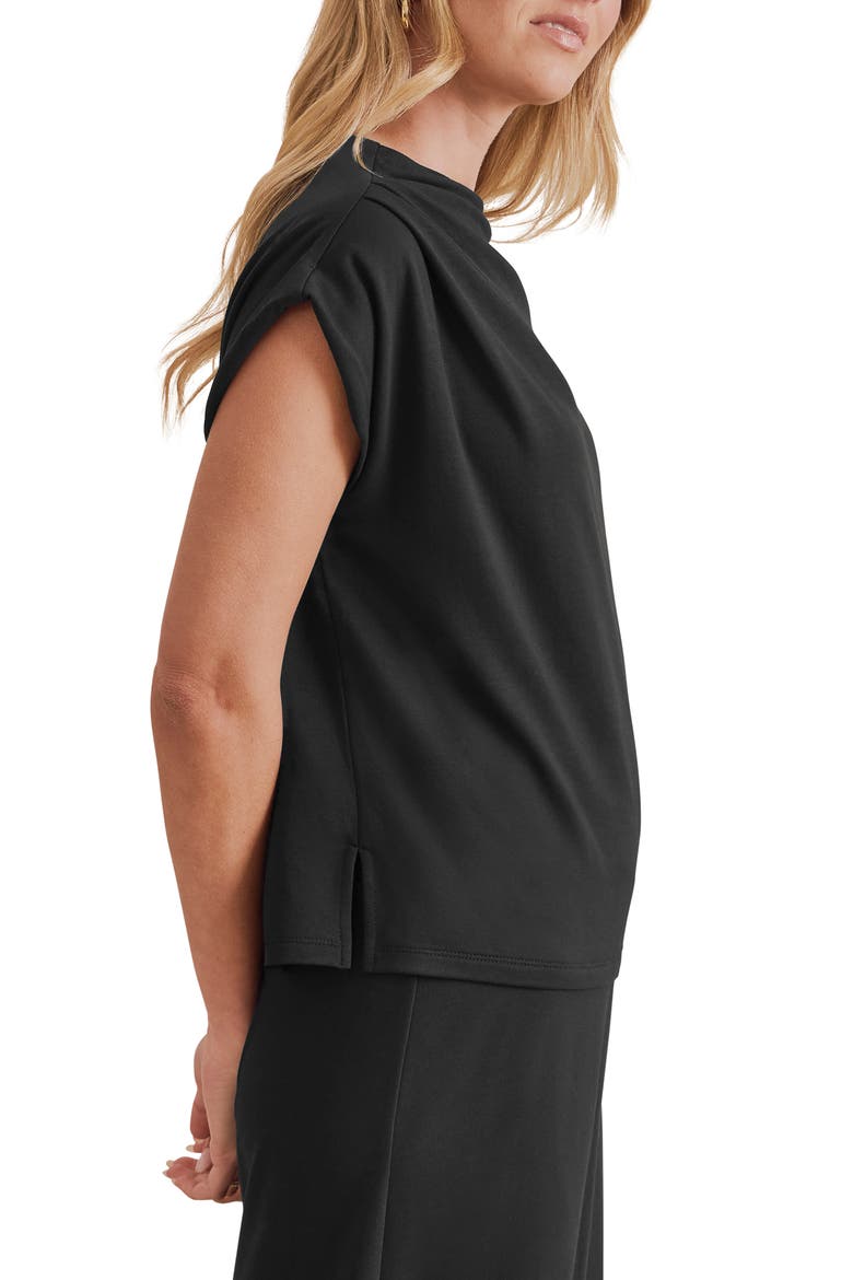 Supersoft Asymmetric Top, Alternate, color, BLACK
