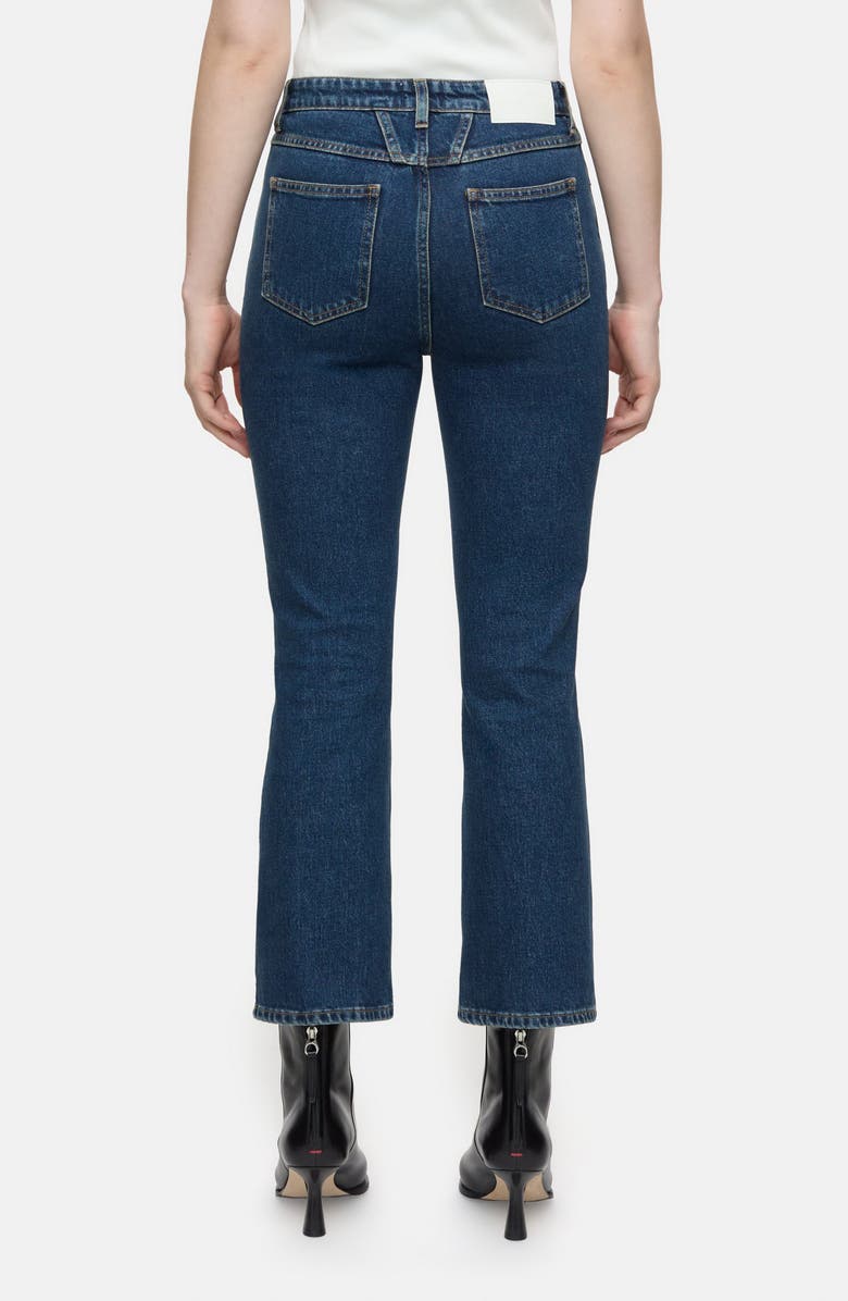 Closed Hi-Sun High Waist Ankle Flare Jeans, Alternate, color, Dark Blue