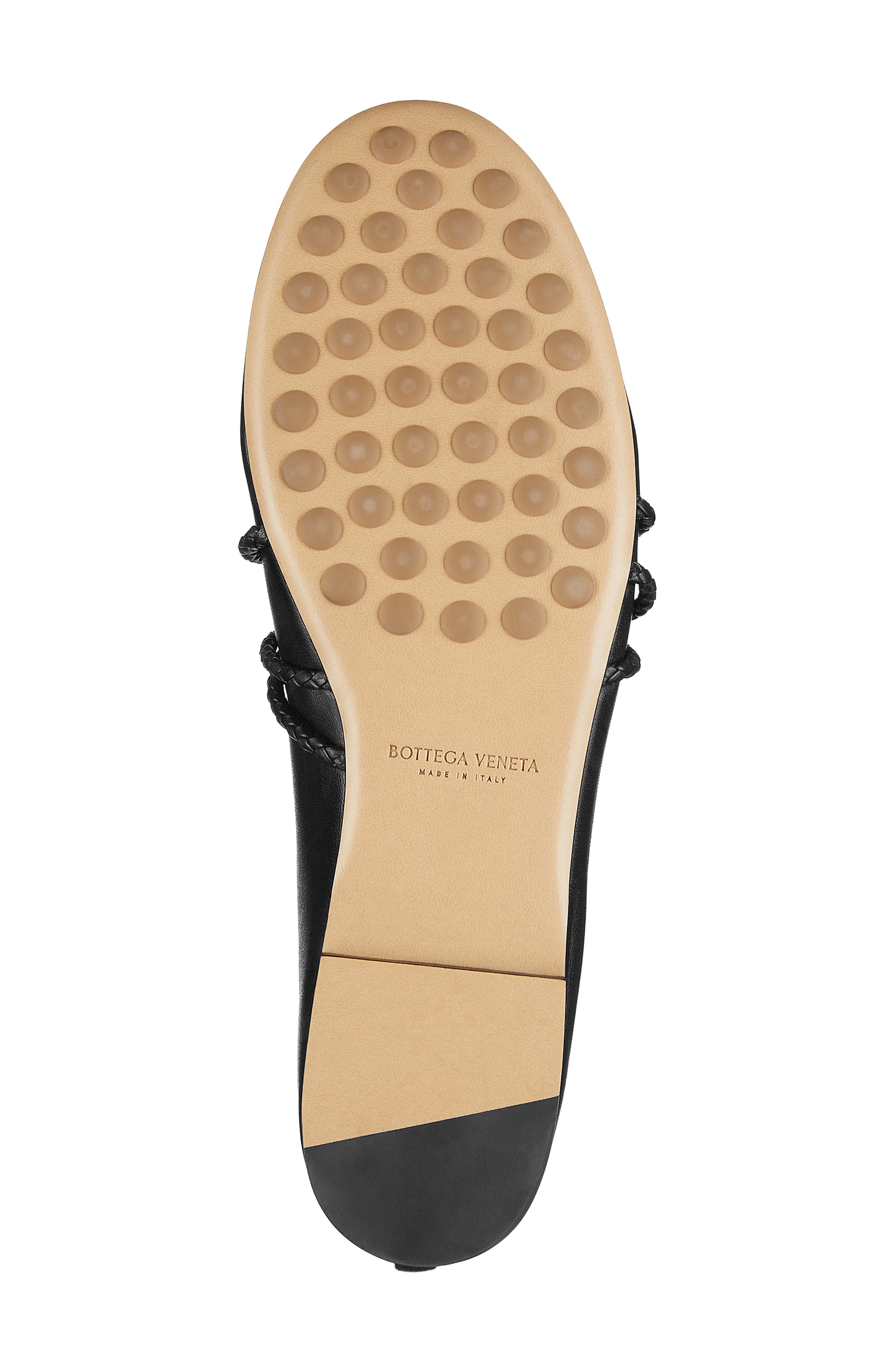 Bottega Veneta Lucia Mary Jane Ballerina Flat, Alternate, color, Black